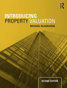 Introducing Property Valuation by Michael Blackledge, 9781138929951
