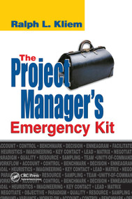 The Project Manager's Emergency Kit by PMP Kliem, 9780367454784
