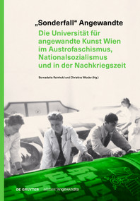 „Sonderfall“ Angewandte (German Edition) by Bernadette Reinhold, Christina Wieder, 9783111366326
