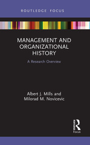 Management and Organizational History (A Research Overview) - 9781032475349 by Albert J. Mills, Milorad M. Novicevic, 9781032475349