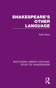 Shakespeare's Other Language - 9780367695019 by Ruth Nevo, 9780367695019