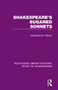 Shakespeare's Sugared Sonnets by Katharine M. Wilson, 9780367685096