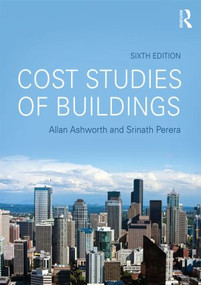 Cost Studies of Buildings by Allan Ashworth, Srinath Perera, 9781138017351