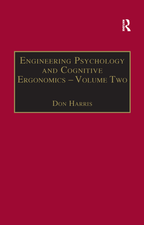 Engineering Psychology and Cognitive Ergonomics (Volume 2: Job Design and Product Design) by Don Harris, 9781138256071