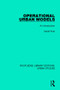 Operational Urban Models (An Introduction) by David Foot, 9781138048812
