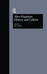 Afro-Virginian History and Culture by John Saillant, 9781138988361