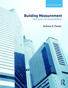 Building Measurement (New Rules of Measurement) by Andrew Packer, 9781138838147