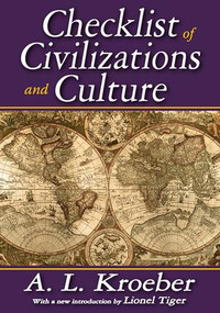 Checklist of Civilizations and Culture by A. Kroeber, 9781412818537