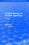 Critical Essays on Roman Literature (Satire) - 9781138686908 by J. P. Sullivan, 9781138686908