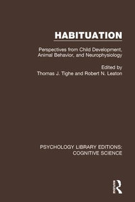 Habituation (Perspectives from Child Development, Animal Behavior, and Neurophysiology) by Thomas J. Tighe, Robert N. Leaton, 9781138640313