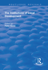 The Institutions of Local Development - 9781138720046 by Fabio Sforzi, Ash Amin, 9781138720046
