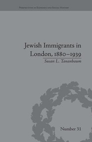 Jewish Immigrants in London, 1880-1939 by Susan L Tananbaum, 9781138663053