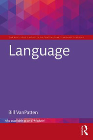 Language - 9781138501645 by Bill VanPatten, 9781138501645