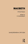 Macbeth (Critical Essays) by Samuel Schoenbaum, 9781138887770