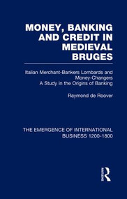 Money Bank&Cred Med Bruges V2 by Raymond de Roover, 9781138865518