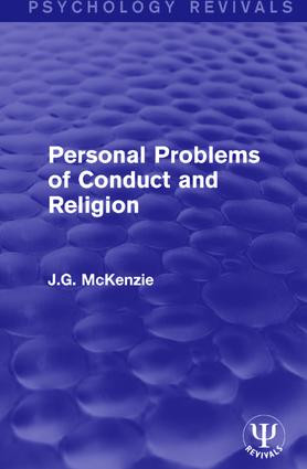 Personal Problems of Conduct and Religion - 9781138681071 by J.G. McKenzie, 9781138681071