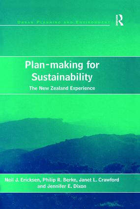 Plan-making for Sustainability (The New Zealand Experience) - 9781138258938 by Neil J. Ericksen, Philip R. Berke, Jennifer E. Dixon, 9781138258938