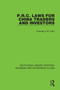P.R.C. Laws for China Traders and Investors (Second Edition, Revised) by Thomas C.W. Chiu, 9781138368934