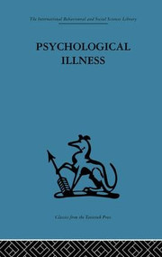 Psychological Illness (A community study) by E. J. R. Primrose, 9781138875906