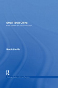 Small Town China (Rural Labour and Social Inclusion) - 9781138858152 by Beatriz Carrillo Garcia, 9781138858152