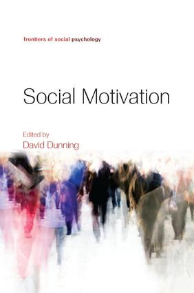 Social Motivation by David Dunning, 9781138876811