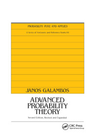 Advanced Probability Theory, Second Edition, by Janos Galambos, 9780367401634