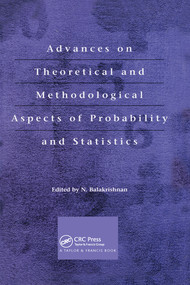 Advances on Theoretical and Methodological Aspects of Probability and Statistics by N. Balakrishnan, 9780367578527
