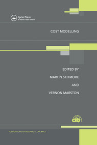 Cost Modelling by M. Skitmore, V. Marston, 9780367579159