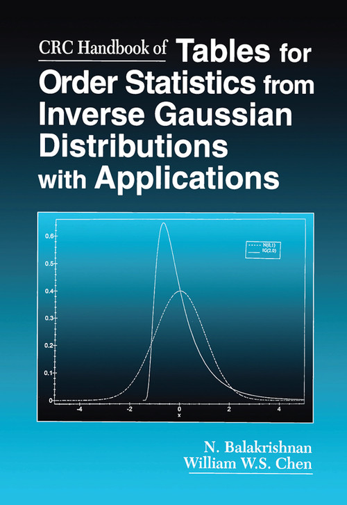 CRC Handbook of Tables for Order Statistics from Inverse Gaussian Distributions with Applications by N. Balakrishnan, William Chen, 9780367448158