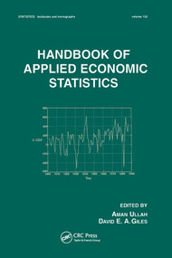 Handbook of Applied Economic Statistics by Aman Ullah, 9780367579371