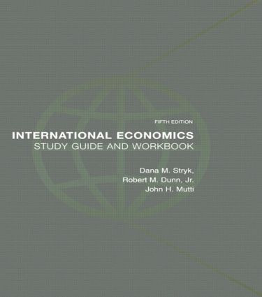 International Economics Study Guide and Workbook by Dana Stryk, 9780415228305
