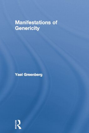 Manifestations of Genericity by Yael Greenberg, 9780415861373