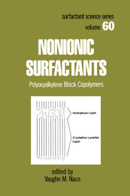 Nonionic Surfactants (Polyoxyalkylene Block Copolymers) by Vaughn Nace, 9780367401368