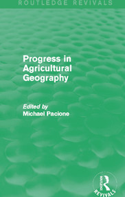 Progress in Agricultural Geography (Routledge Revivals) - 9780415707497 by Michael Pacione, 9780415707497