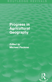 Progress in Agricultural Geography (Routledge Revivals) - 9780415707497 by Michael Pacione, 9780415707497
