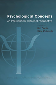 Psychological Concepts (An International Historical Perspective) by Kurt Pawlik, Gery d'Ydewalle, 9780415651141