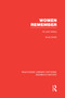 Women Remember (An Oral History) by Anne Smith, 9780415752626