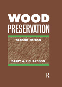 Wood Preservation by B A Richardson, 9780367402303