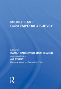 Middle East Contemporary Survey, Volume Xi, 1987 - 9780367152987 by Itamar Rabinovich, 9780367152987