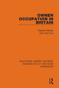 Owner-Occupation in Britain by Stephen Merrett, 9780367686017