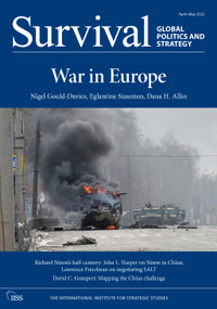 Survival: April - May 2022 (War in Europe) by The International Institute for Strategic Studies (IISS), 9781032334240