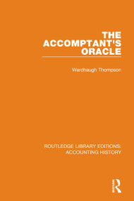 The Accomptant's Oracle - 9780367514648 by Wardhaugh Thompson, 9780367514648