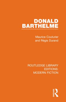 Donald Barthelme - 9780367343637 by Maurice Couturier, Regis Durand, 9780367343637