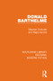 Donald Barthelme - 9780367343637 by Maurice Couturier, Regis Durand, 9780367343637