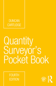 Quantity Surveyor's Pocket Book by Duncan Cartlidge, 9781032061443
