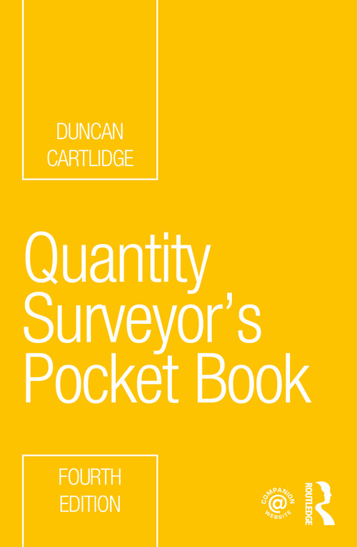 Quantity Surveyor's Pocket Book by Duncan Cartlidge, 9781032061443