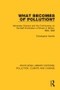 What Becomes of Pollution? (Adversary Science and the Controversy on the Self-Purification of Rivers in Britain, 1850-1900) by Christopher Hamlin, 9780367362133