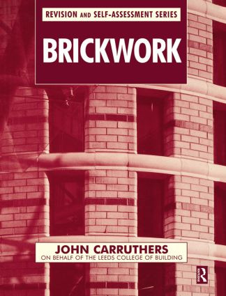 Brickwork by John Carruthers, 9780750650724