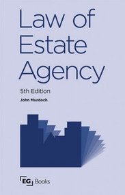 Law of Estate Agency by John Murdoch, 9780728205598