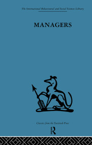Managers (Personality & performance) by Kenn Rogers, 9780415753593